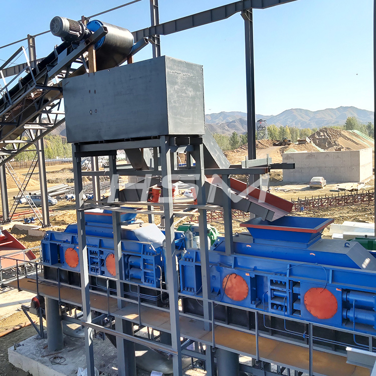 鵝卵石制砂機(jī)安裝現(xiàn)場